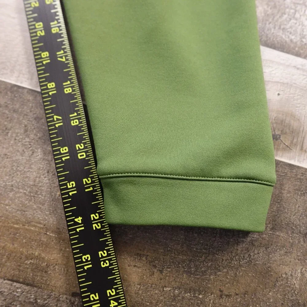 The North Face‎ full zip sweater jacket men's large green TKA stretch